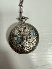 Molnija Taschenuhr 3603 Russland Mit Kette, Zum Aufziehen 