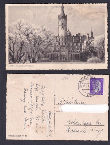 Ansichtskarte schwerin - ansichtskarte,