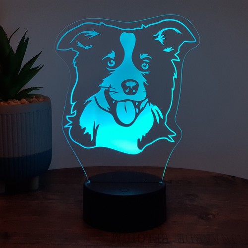 Led lampe hund - hund, collie
