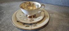 Schumann Bavaria Porzellan Teeservice – Gold Floral, 3-teilig, Vintage VB