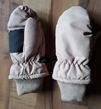 warme Handschuh in dkl.-beige, Gr.2 von PUSBLU