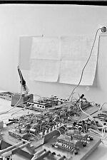 Altes Foto-Negativ, Elektronik-Labor 1968