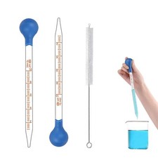 	2 Stk Glas Pipetten Dropper 10ml Tropfpipette Measuring Pipettierer Flüssigk...
