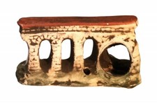 Ruine in Retrooptik 11x6x4,5cm Aquarium Deko Höhle Versteck Unterschlupf