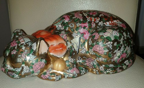 Chinesische katze porzellan - chinesische,