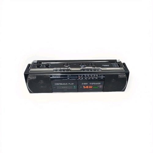 Vintage boombox sharp - boombox,