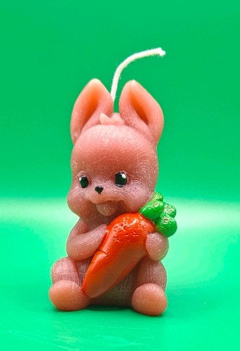 Kerze motiv hase kaninchen - kerze,
