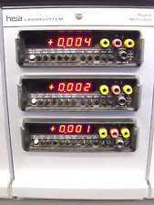 Hera Laborsystem, 3x Philips Digitalmultimeter, Einschub