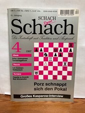 Schach die Zeitschrift und Anspruch Heft 4 1997