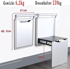Klappbarer Wandhocker Mit Griff Duschklappsitz Wandmontage Schuhwechsel Max220kg