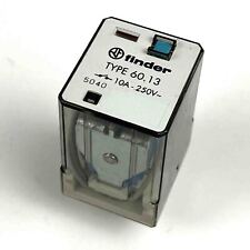 FINDER 60.13 Industrie-Sockel-Relais 10A, 250V (VE 2Stk.) Spule 24V DC, used