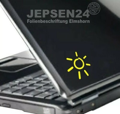 Sonnen aufkleber 5cm - sonnen, +