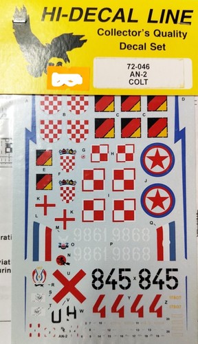 Decal line 046 antonov - hi-decal, 72-046