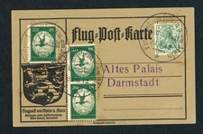 Dt. Reich Flugpostkarte Mi.Nr