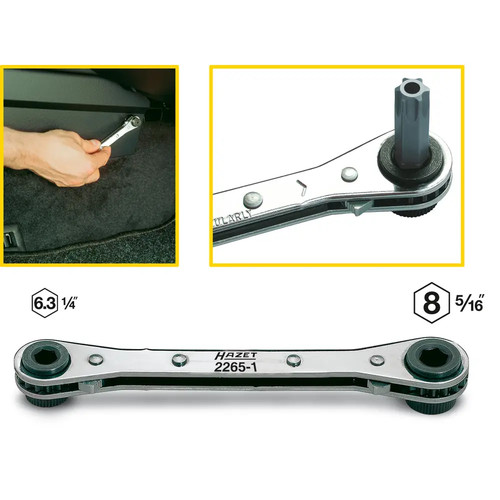 Hazet 2265 bit ratsche 4 - hazet, 1/4