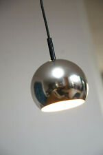  Lamp Lampe 70er 60er Chrom Kugel  ∅ 14 cm  Panton ära