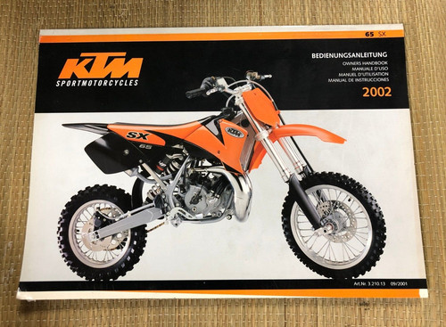 Ktm reparaturanleitung neu - sx,