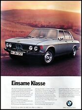 BMW E3, 2500, 2800, 3.0S, 3.0Si originale Werbung aus 1973   einsame Klasse!!