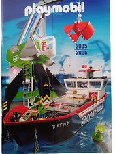 Playmobil Katalog 2005/2006 Container Frachtschiff , sehr guter Zustand