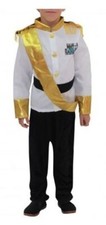 Jungen Kostüm "Prinz" König Uniform -Gr. 7-9 Jahre- Märchen Karneval