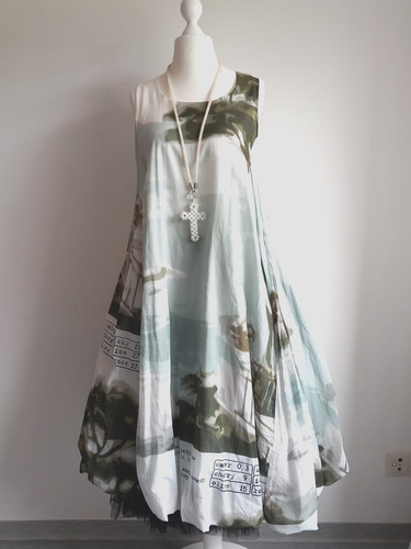 Rundholz ballon kleid weit - rundholz,