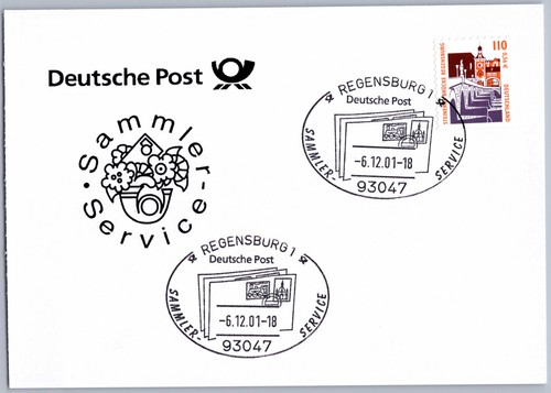 Sonderstempel regensburg 2001 - regensburg,