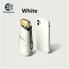 1 Stück 55% Rabatt Mini Sonnenschirm Tasche Regenschirm Vinyl faltbar Pr