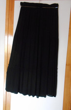 Sommerrock - bodenlang - Schwarz  - Gr. 44 / 46 - neu