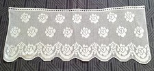 große Häkelgardine  Handarbeit** Filet Spitze  120cm x 48cm....
