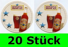 20 Stück Bierdeckel Newcastle