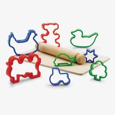 10-teiliges Kinder Backset Kinder Spaß Keksausstecher Aufrollen Pin Löffel Backset