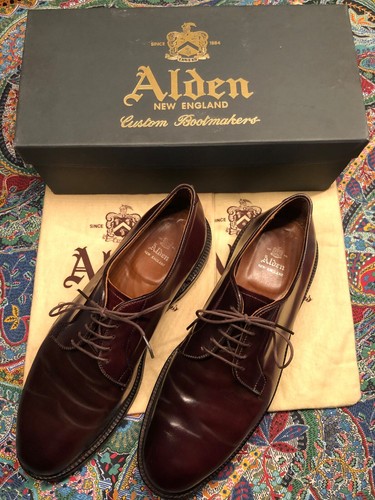 Alden plain toe blucher color - plain,