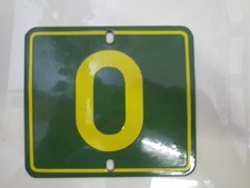 Original Emaille- Schild SSB Bus Haltestelle Haltestellenschild Bushaltestelle O