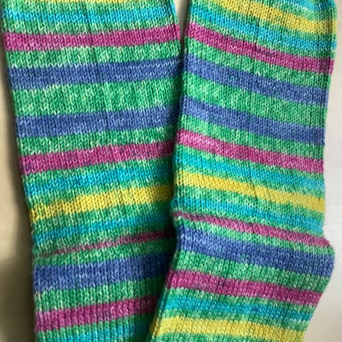 Handgestrickte bunte socken - bunte, *
