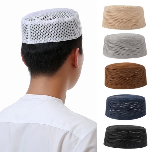 Weißer muslimischer kufi hut - weißer,