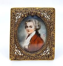 Kleines Miniatur Bild * Zum Hängen oder Stellen * Mozart Vintage - Antik 