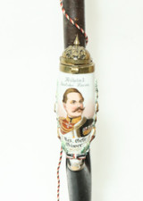 Alte Reservistenpfeife IR 70 Saarbrücken Reservistenkrug Pfeife Kaiser Wilhelm