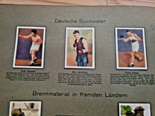 TOP Zigarettenbilder-Album DIE WELT IN BILDERN Max Schmeling Briefmarken Fußball