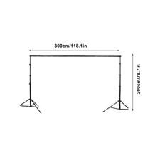 Photo backdrop stand kit - stand,
