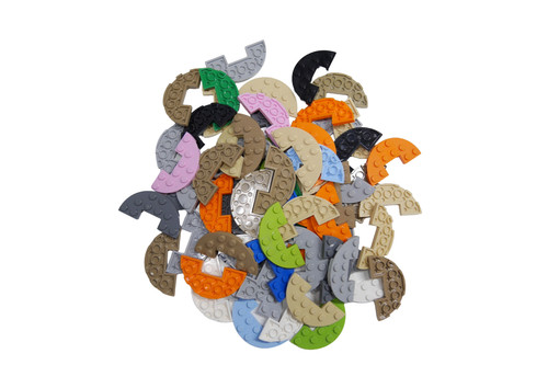 Lego plate round - plate, halbrund