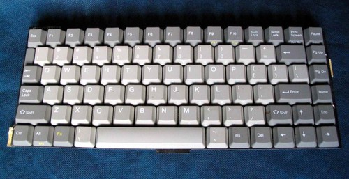 Vintage laptop tastatur - laptop,