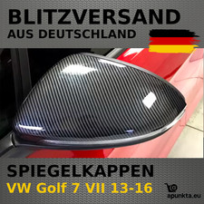 Spiegelkappen Carbon Look für VW Golf 7  VII  2013–2016 – Tuning Zubehör Set