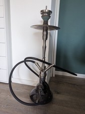 Amy Deluxe Shisha Edelstahl Schwarz/Grau