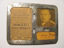 Bahnfahrschein  Horrem KBE -