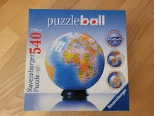 3D Puzzle Ball Globus 540 Teile 22cm Ravensburger No 110612 Erde Weltkugel