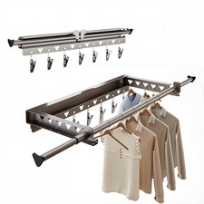 Wäschetrockner Wandmontage Wandtrockner Teleskop Wand Klapptrockner Ausziehbar