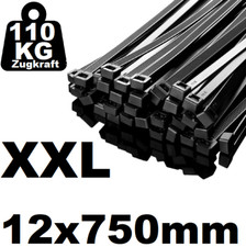 XXL Kabelbinder 12x 750mm