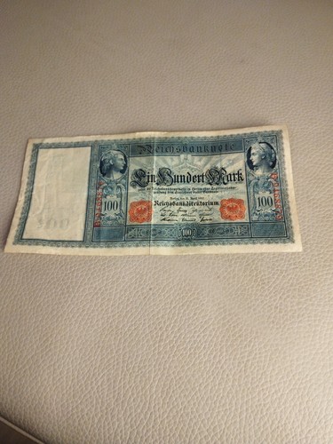 Reichsbanknote 100 mark 1910 - 1910,