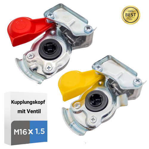 Kupplungskopf rot gelb - kupplungskopf, -gelb