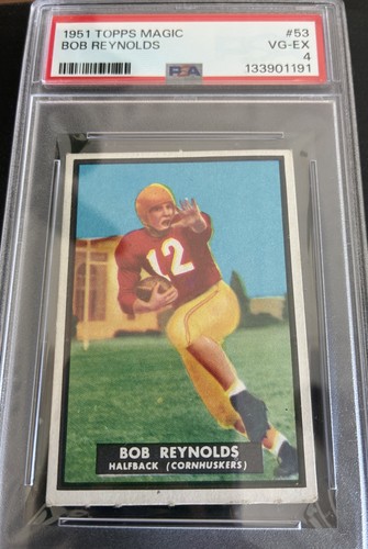 1951 topps magic football card - topps,